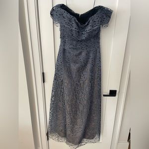 Rene Ruiz sz 10 off the shoulder evening gown